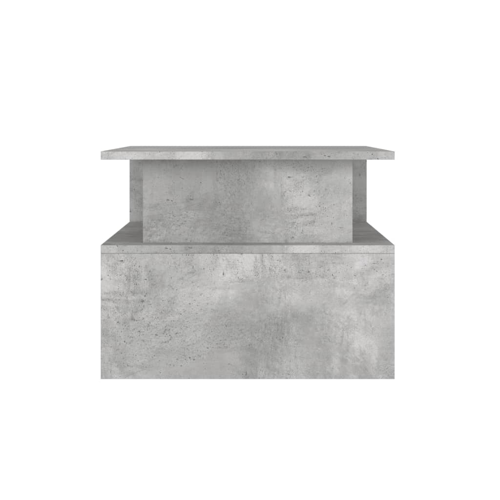 vidaXL Coffee Table Concrete Grey 90x55x42,5 cm Engineered Wood