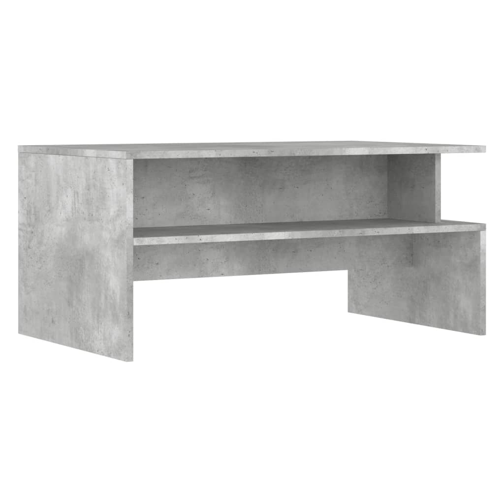 vidaXL Coffee Table Concrete Grey 90x55x42,5 cm Engineered Wood