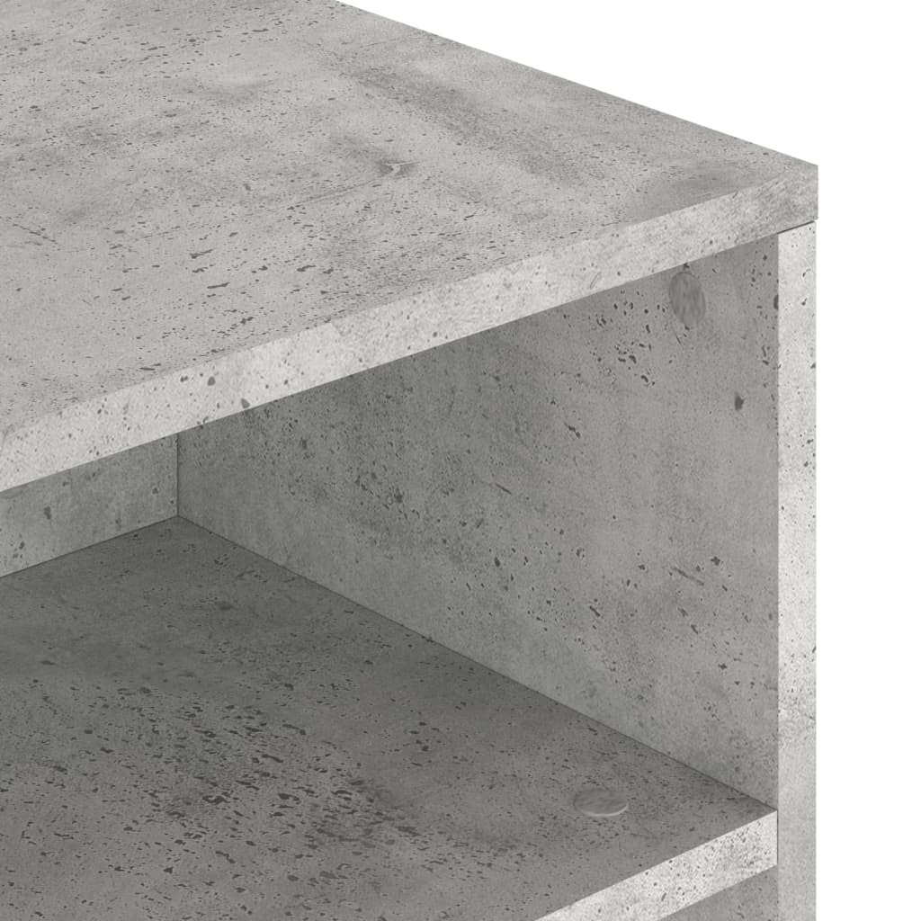vidaXL Coffee Table Concrete Grey 90x55x42,5 cm Engineered Wood