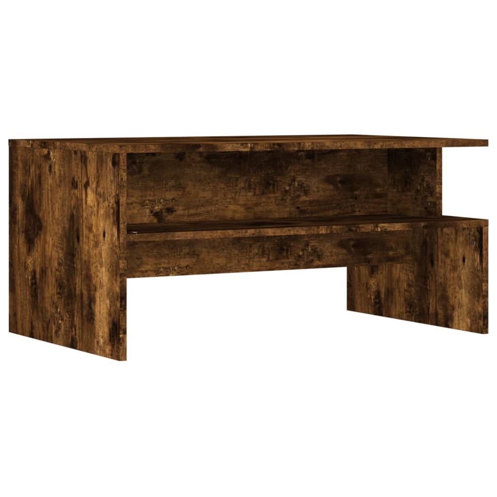 vidaXL Coffee Table Smoked Oak 90x55x42,5 cm Engineered Wood