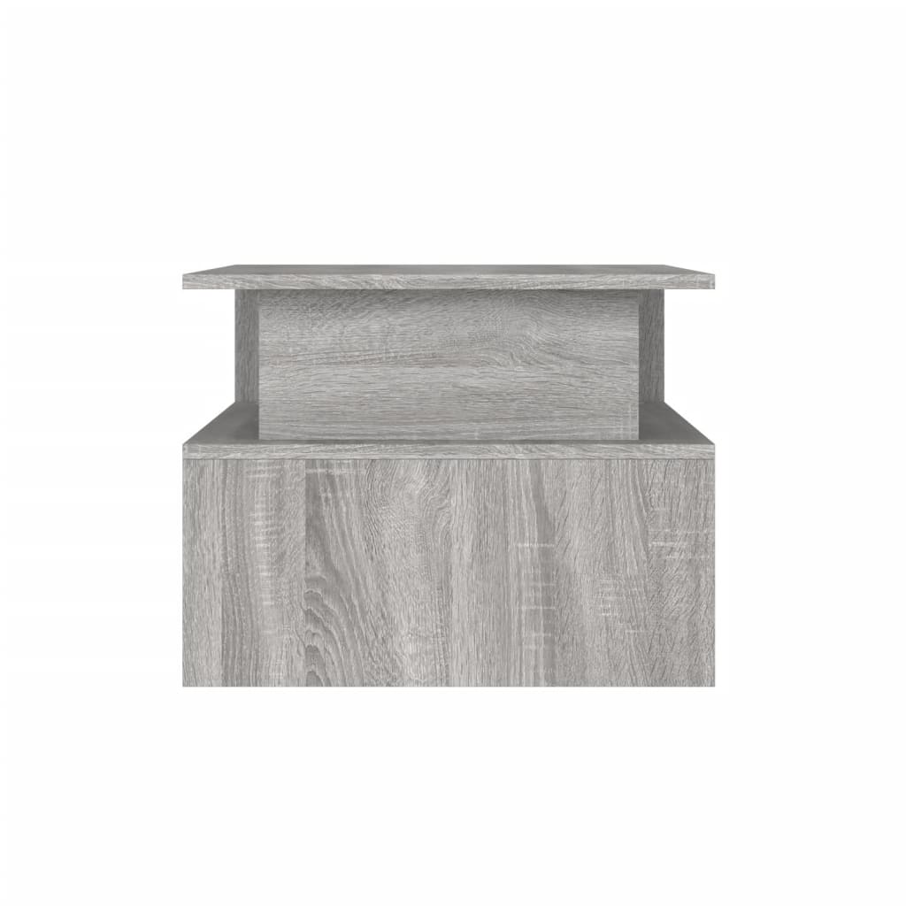 vidaXL Coffee Table Grey Sonoma 90x55x42,5 cm Engineered Wood
