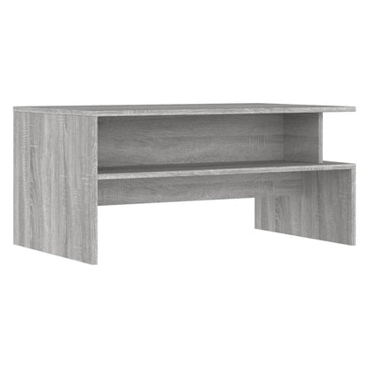 vidaXL Coffee Table Grey Sonoma 90x55x42,5 cm Engineered Wood