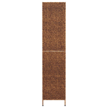vidaXL Room Divider 3-Panel Brown 122x180 cm Water Hyacinth