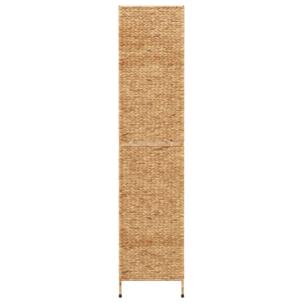 vidaXL Room Divider 4-Panel 163x180 cm Water Hyacinth
