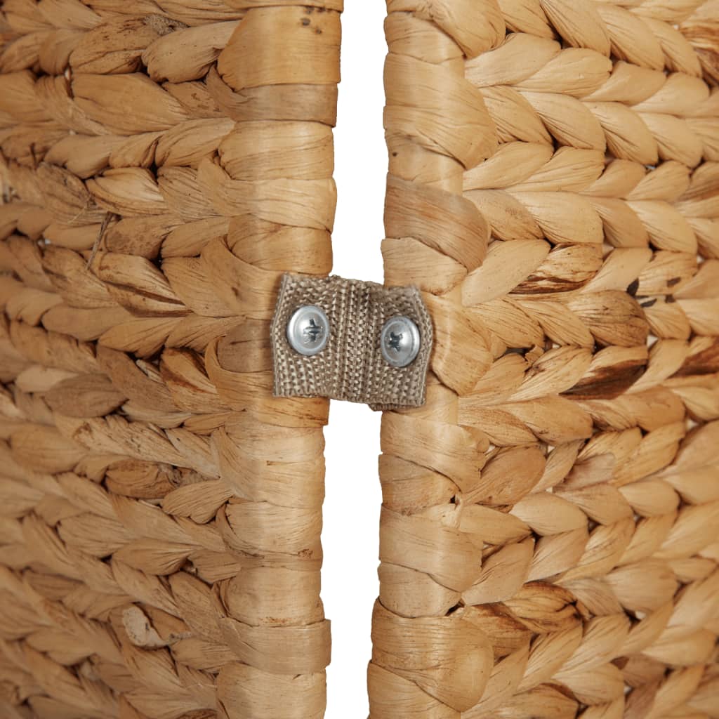 vidaXL Room Divider 4-Panel 163x180 cm Water Hyacinth