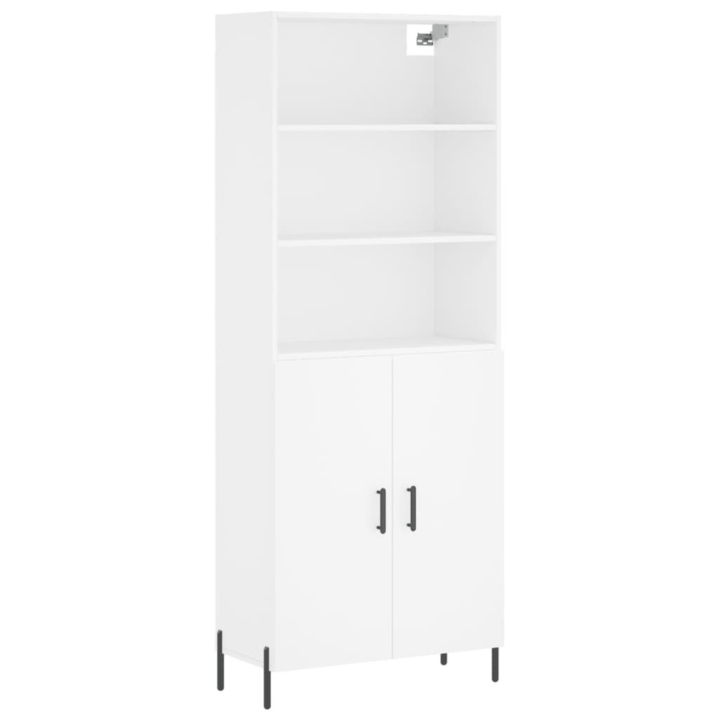 vidaXL Highboard White 69,5x34x180 cm Engineered Wood