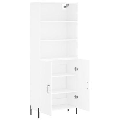 vidaXL Highboard White 69,5x34x180 cm Engineered Wood