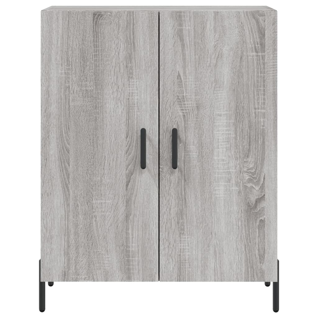 vidaXL Highboard Grey Sonoma 69.5x34x180 cm Engineered Wood