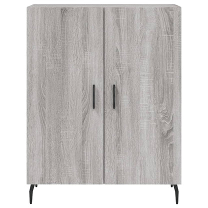 vidaXL Highboard Grey Sonoma 69,5x34x180 cm Engineered Wood