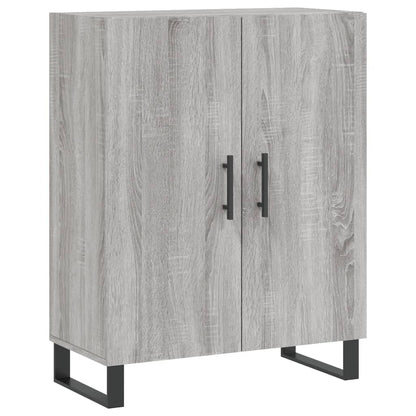 vidaXL Highboard Grey Sonoma 69.5x34x180 cm Engineered Wood