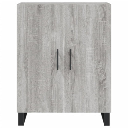 vidaXL Highboard Grey Sonoma 69.5x34x180 cm Engineered Wood