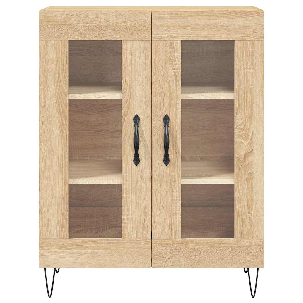 vidaXL Highboard Sonoma Oak 69,5x34x180 cm Engineered Wood
