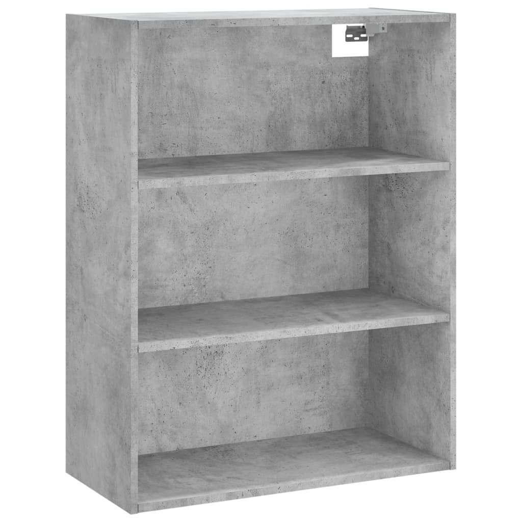 vidaXL Highboard Concrete Grey 69,5x34x180 cm Engineered Wood