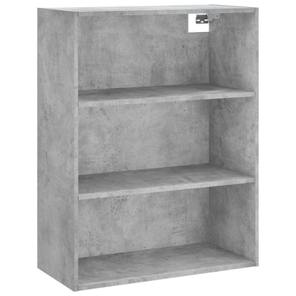 vidaXL Highboard Concrete Grey 69,5x34x180 cm Engineered Wood