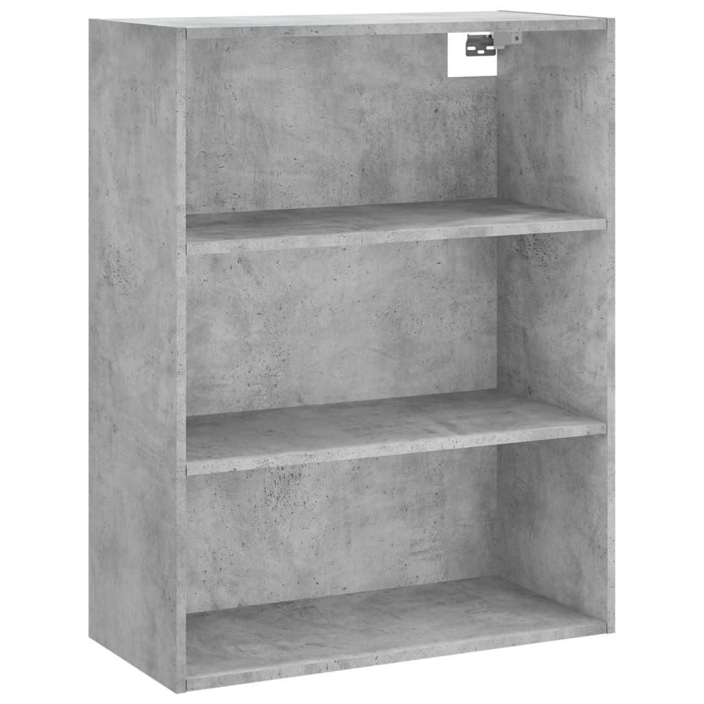 vidaXL Highboard Concrete Grey 69,5x34x180 cm Engineered Wood