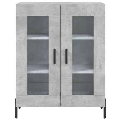 vidaXL Highboard Concrete Grey 69,5x34x180 cm Engineered Wood