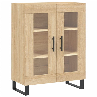 vidaXL Highboard Sonoma Oak 69.5x34x180 cm Engineered Wood