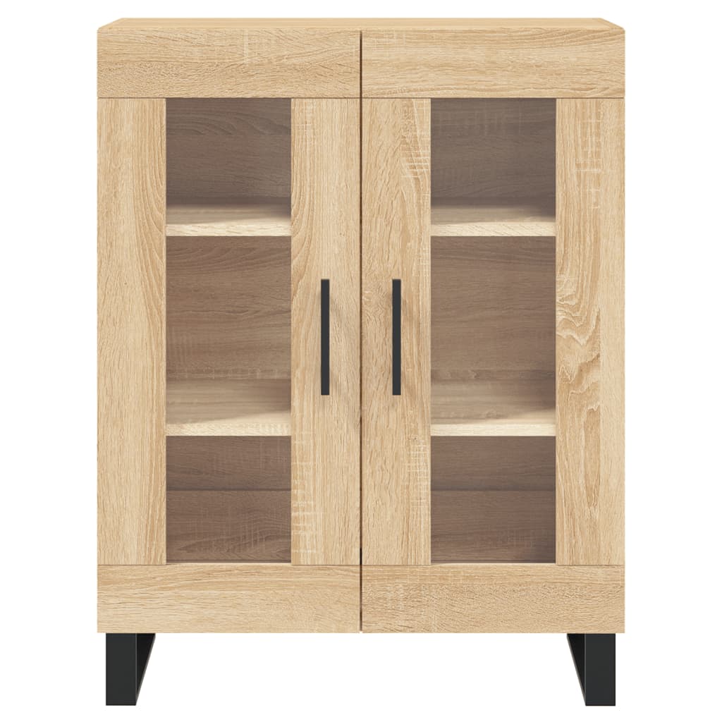 vidaXL Highboard Sonoma Oak 69.5x34x180 cm Engineered Wood