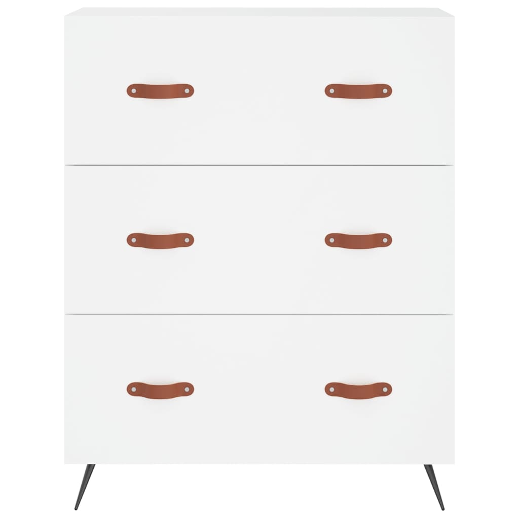 vidaXL Highboard White 69.5x34x180 cm Engineered Wood
