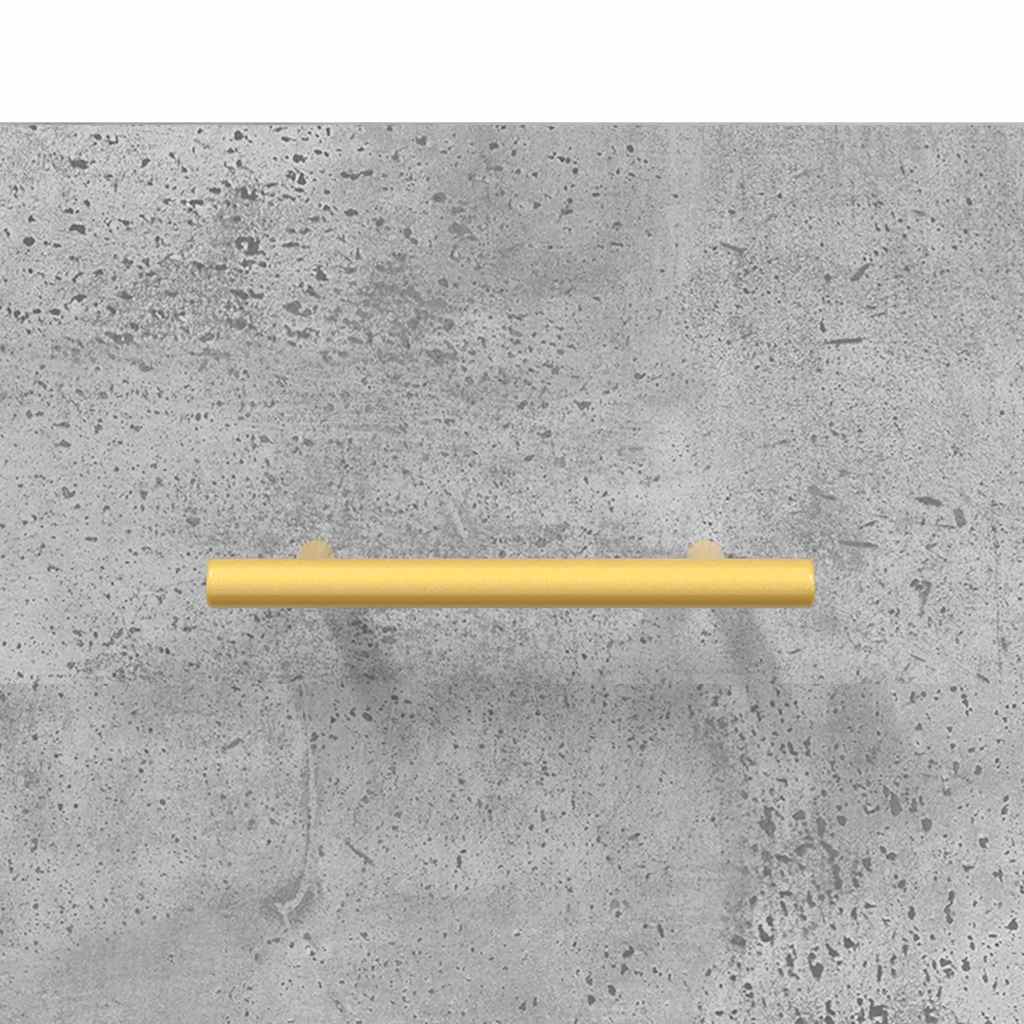 vidaXL Highboard Concrete Grey 69,5x34x180 cm Engineered Wood
