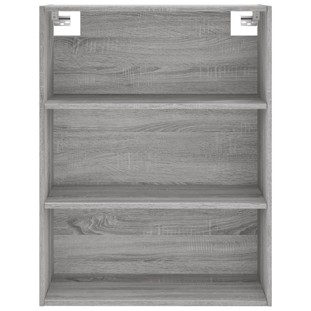 vidaXL Highboard Grey Sonoma 69,5x34x180 cm Engineered Wood