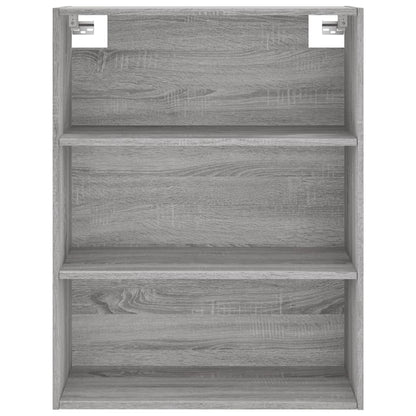 vidaXL Highboard Grey Sonoma 69,5x34x180 cm Engineered Wood