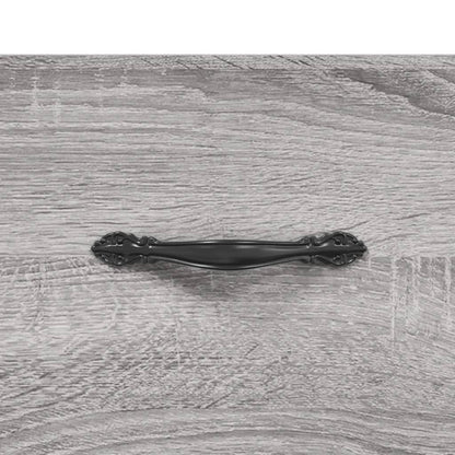 vidaXL Highboard Grey Sonoma 69,5x34x180 cm Engineered Wood