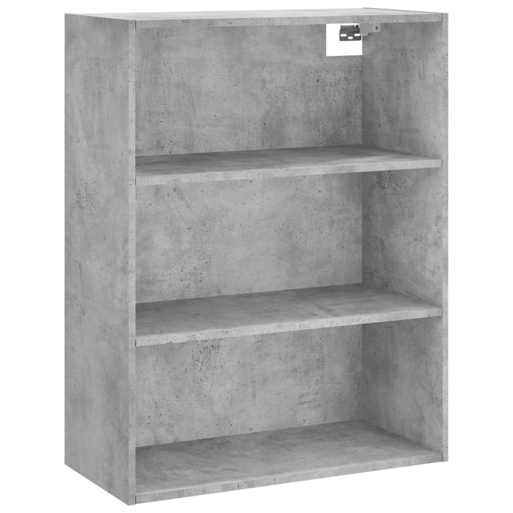 vidaXL Highboard Concrete Grey 69,5x34x180 cm Engineered Wood