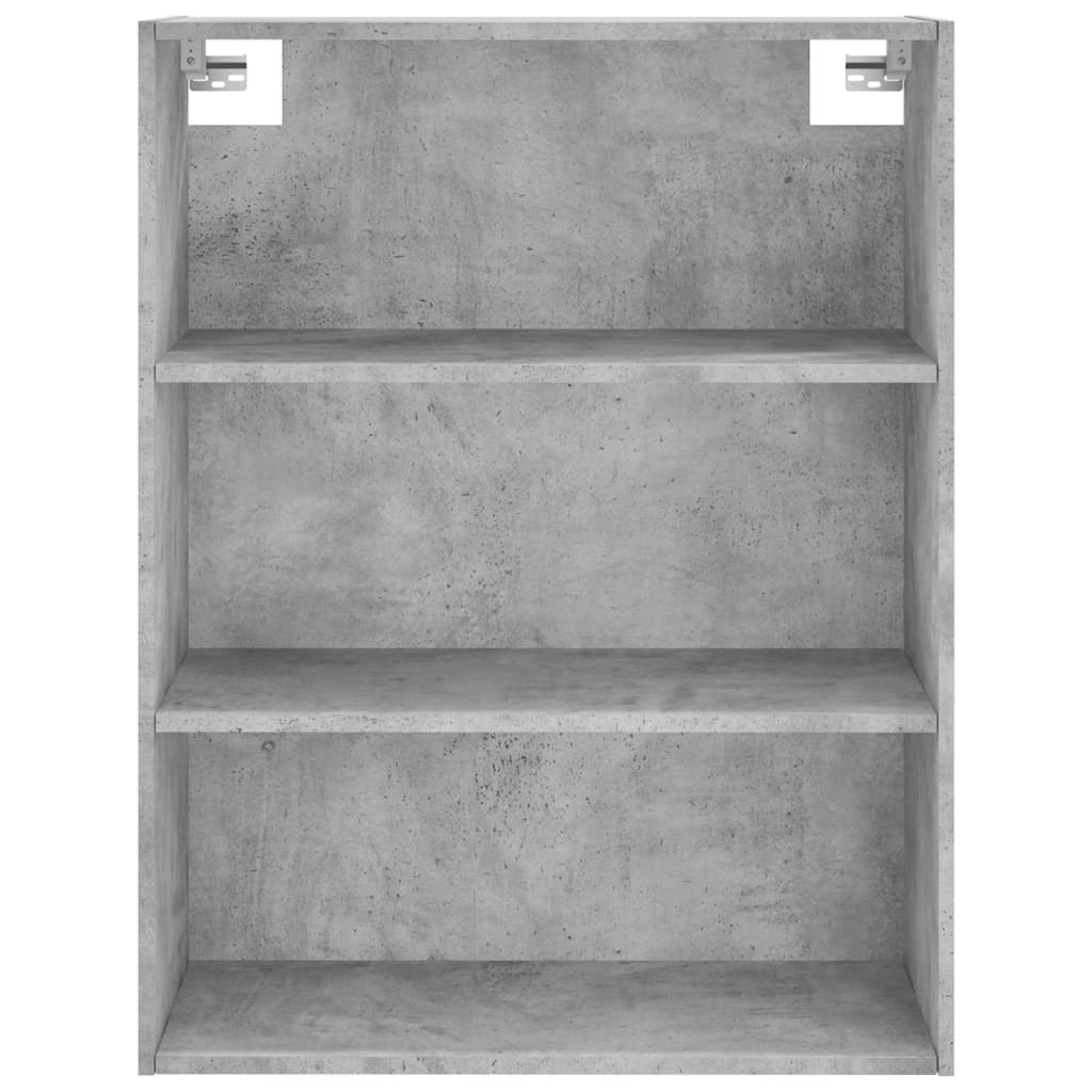 vidaXL Highboard Concrete Grey 69,5x34x180 cm Engineered Wood
