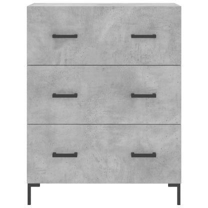 vidaXL Highboard Concrete Grey 69,5x34x180 cm Engineered Wood
