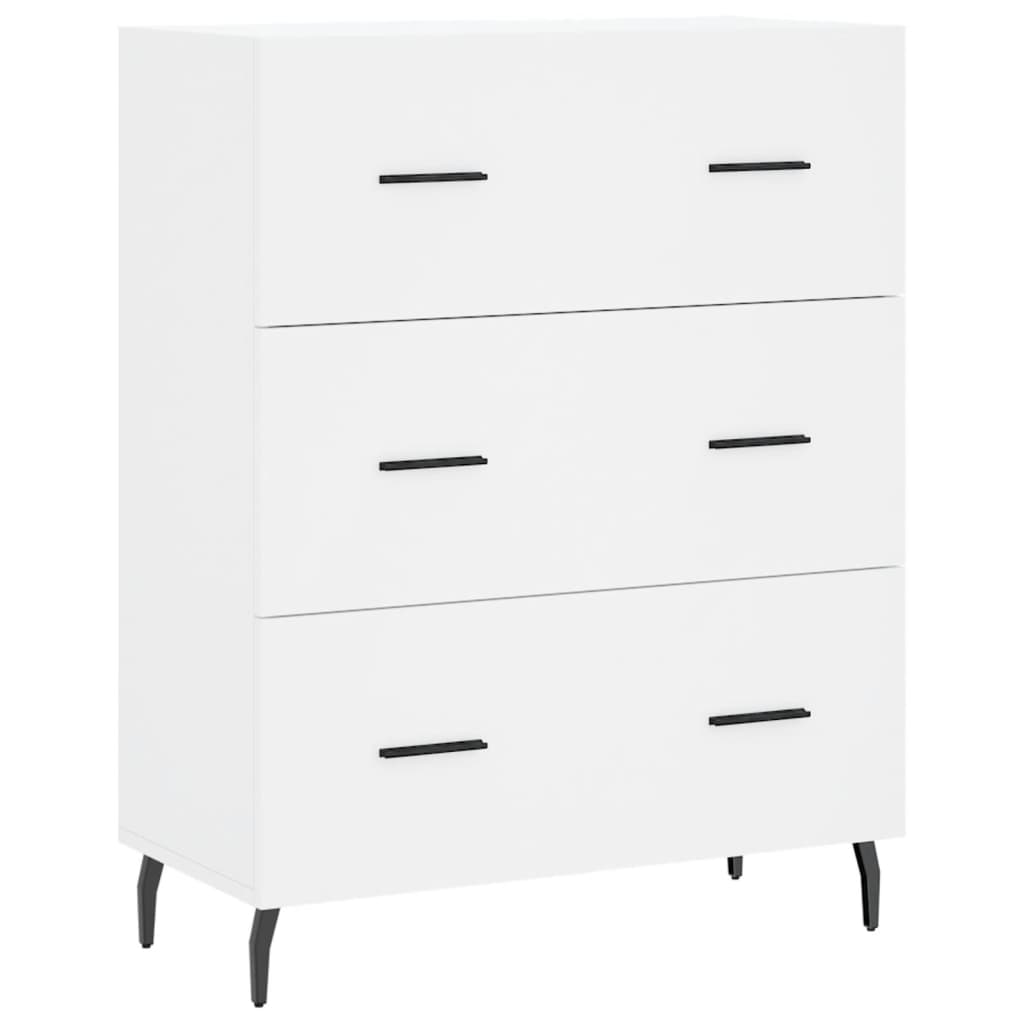 vidaXL Highboard White 69,5x34x180 cm Engineered Wood