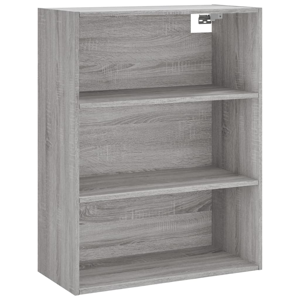 vidaXL Highboard Grey Sonoma 69,5x34x180 cm Engineered Wood