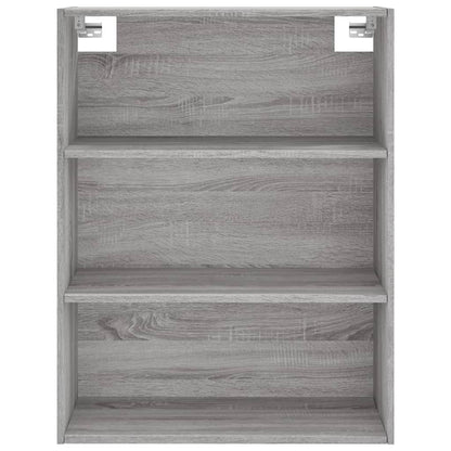 vidaXL Highboard Grey Sonoma 69,5x34x180 cm Engineered Wood