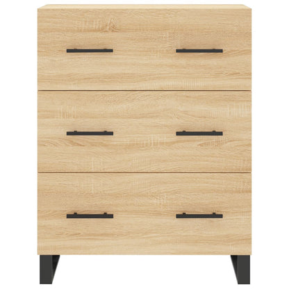 vidaXL Highboard Sonoma Oak 69.5x34x180 cm Engineered Wood