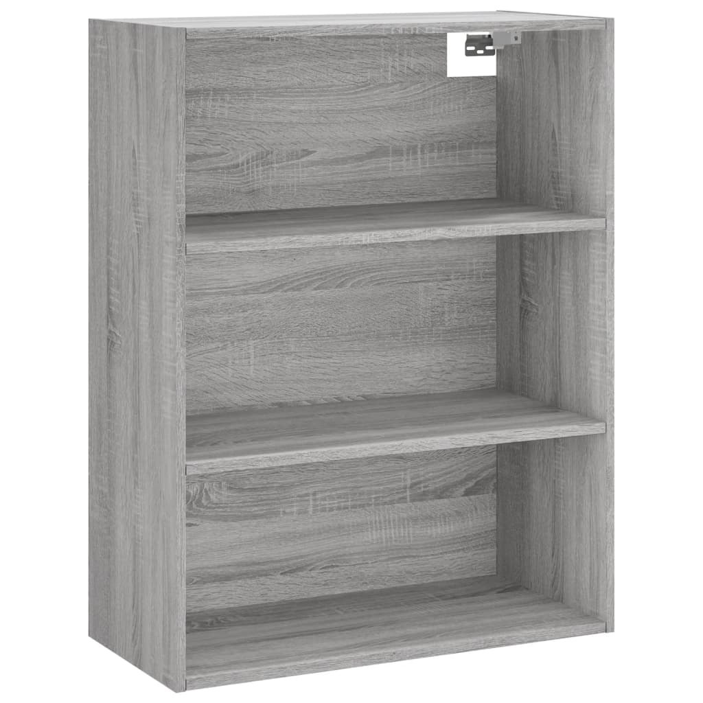 vidaXL Highboard Grey Sonoma 69,5x34x180 cm Engineered Wood