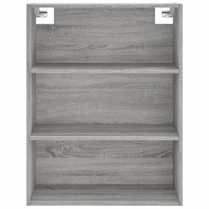 vidaXL Highboard Grey Sonoma 69,5x34x180 cm Engineered Wood