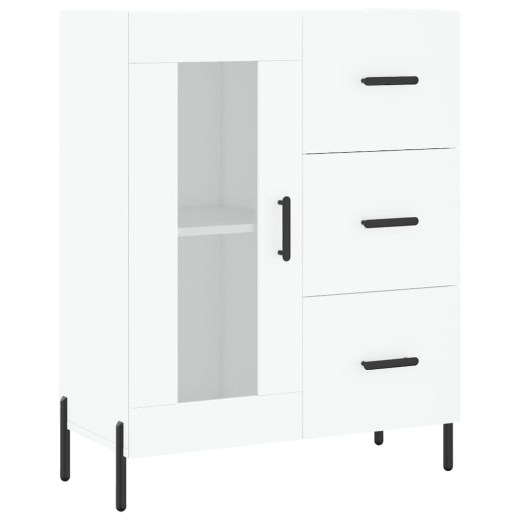 vidaXL Highboard White 69,5x34x180 cm Engineered Wood