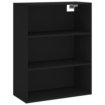 vidaXL Highboard Black 69,5x34x180 cm Engineered Wood
