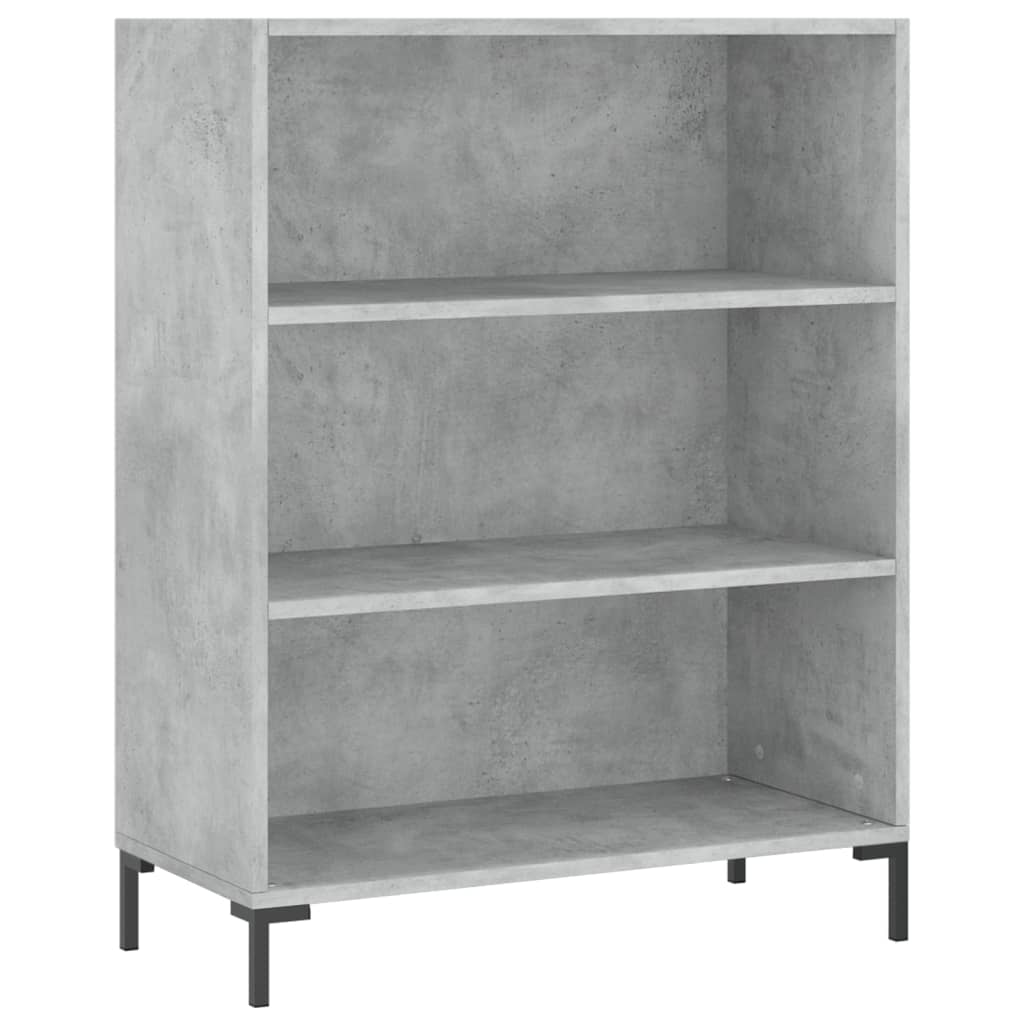 vidaXL Highboard Concrete Grey 69,5x32,5x180 cm Engineered Wood