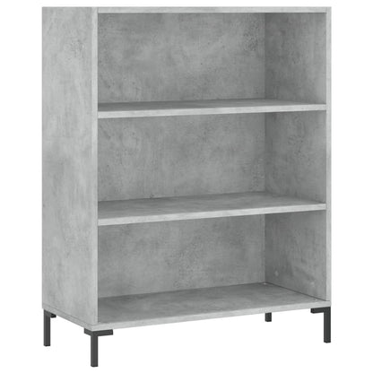 vidaXL Highboard Concrete Grey 69,5x32,5x180 cm Engineered Wood