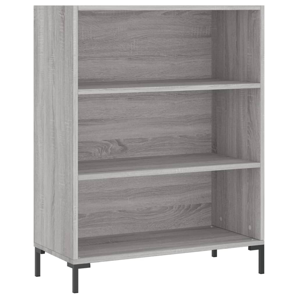 vidaXL Highboard Grey Sonoma 69,5x32,5x180 cm Engineered Wood