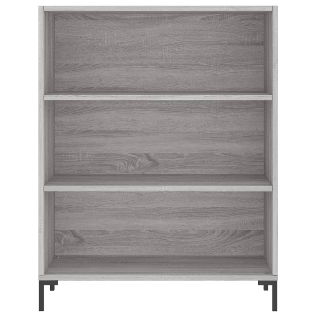 vidaXL Highboard Grey Sonoma 69,5x32,5x180 cm Engineered Wood