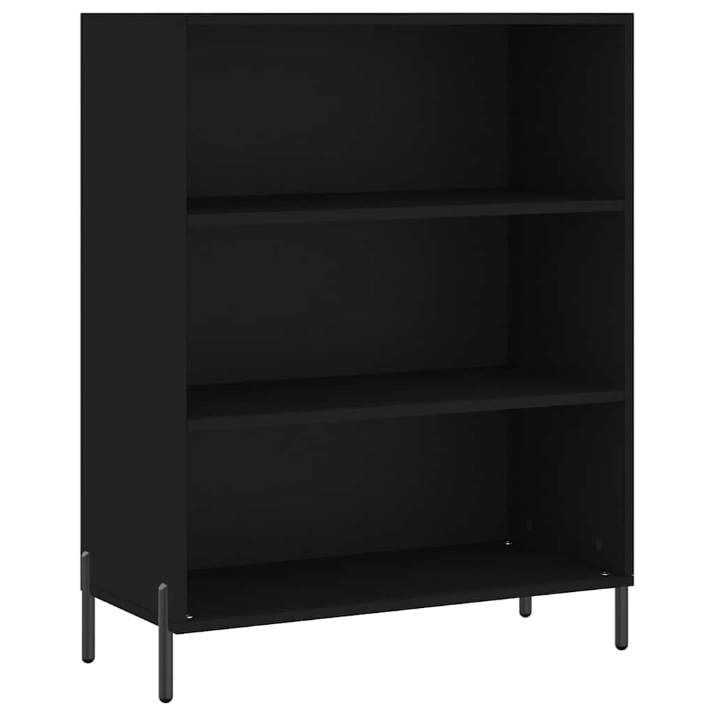 vidaXL Highboard Black 69,5x32,5x180 cm Engineered Wood