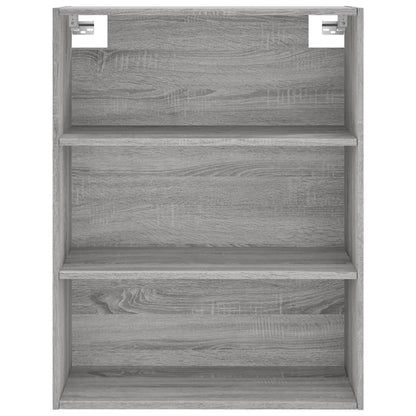 vidaXL Highboard Grey Sonoma 69.5x32.5x180 cm Engineered Wood