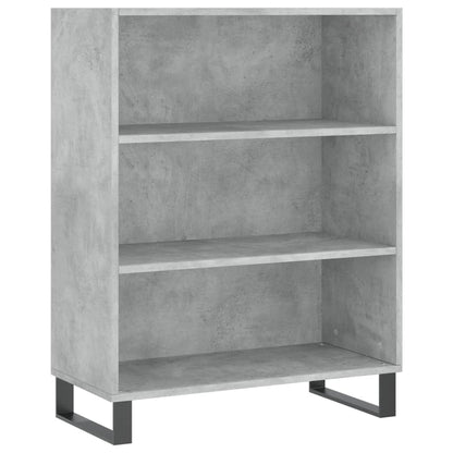 vidaXL Highboard Concrete Grey 69,5x32,5x180 cm Engineered Wood