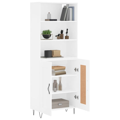 vidaXL Highboard White 69,5x34x180 cm Engineered Wood