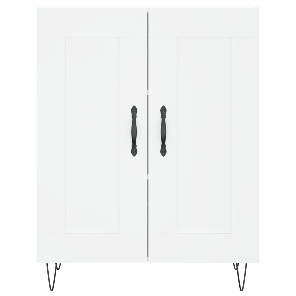 vidaXL Highboard White 69,5x34x180 cm Engineered Wood