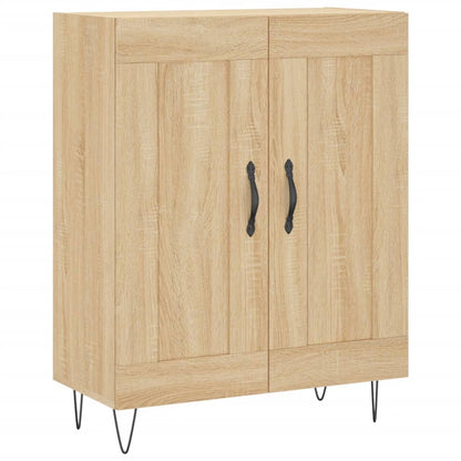vidaXL Highboard Sonoma Oak 69.5x34x180 cm Engineered Wood