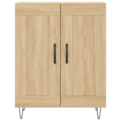 vidaXL Highboard Sonoma Oak 69.5x34x180 cm Engineered Wood