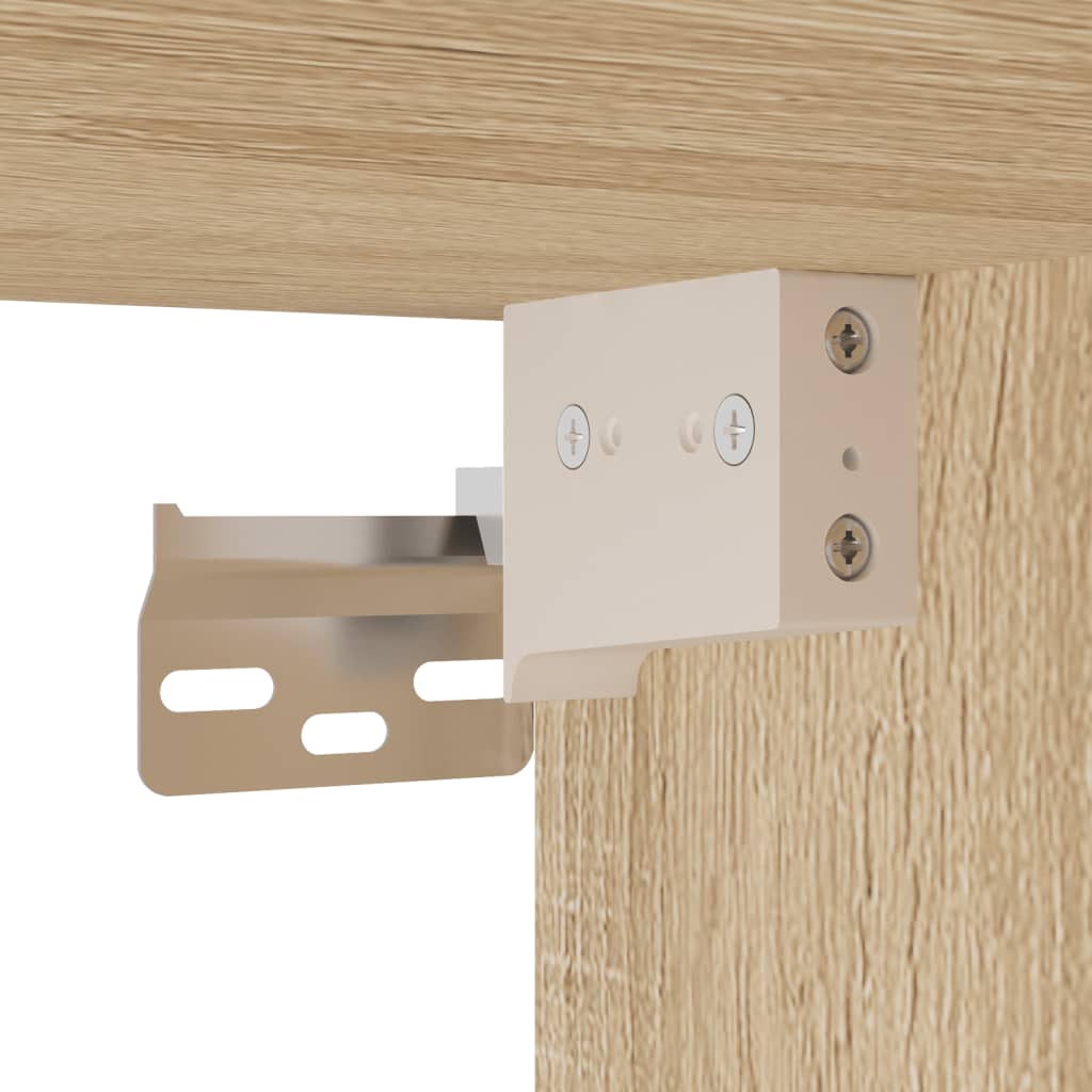 vidaXL Highboard Sonoma Oak 69,5x34x180 cm Engineered Wood